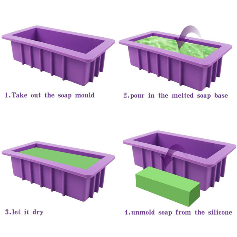 1100ML Silicone Xà Phòng Khuôn - đánh giá và giá Soap Making Kit For Beginners