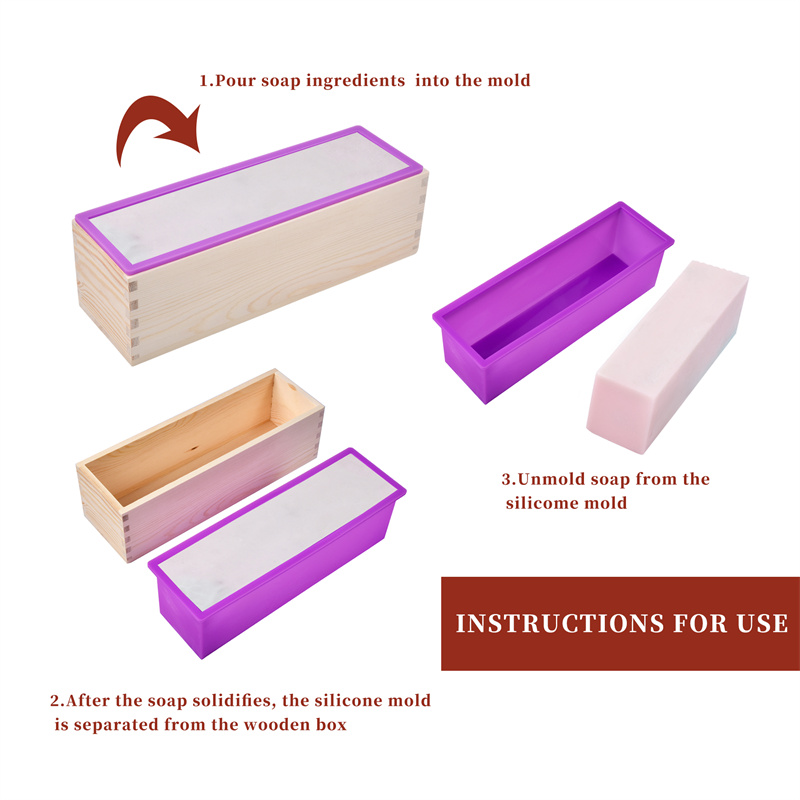 Rectangular Silicone Soap Loaf - đánh giá và giá Soap Making Kit For Beginners