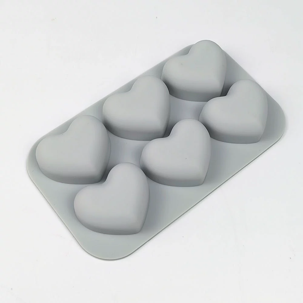 Heart Silicone Baking Mold 6 1 - đánh giá và giá Soap Making Gifts