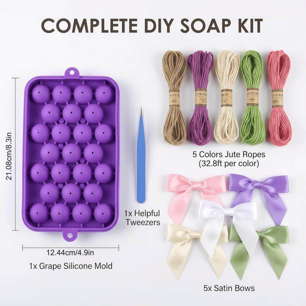 Grape Fruit Soap Mold DIY Craf - đánh giá và giá Soap Making Diy Kit