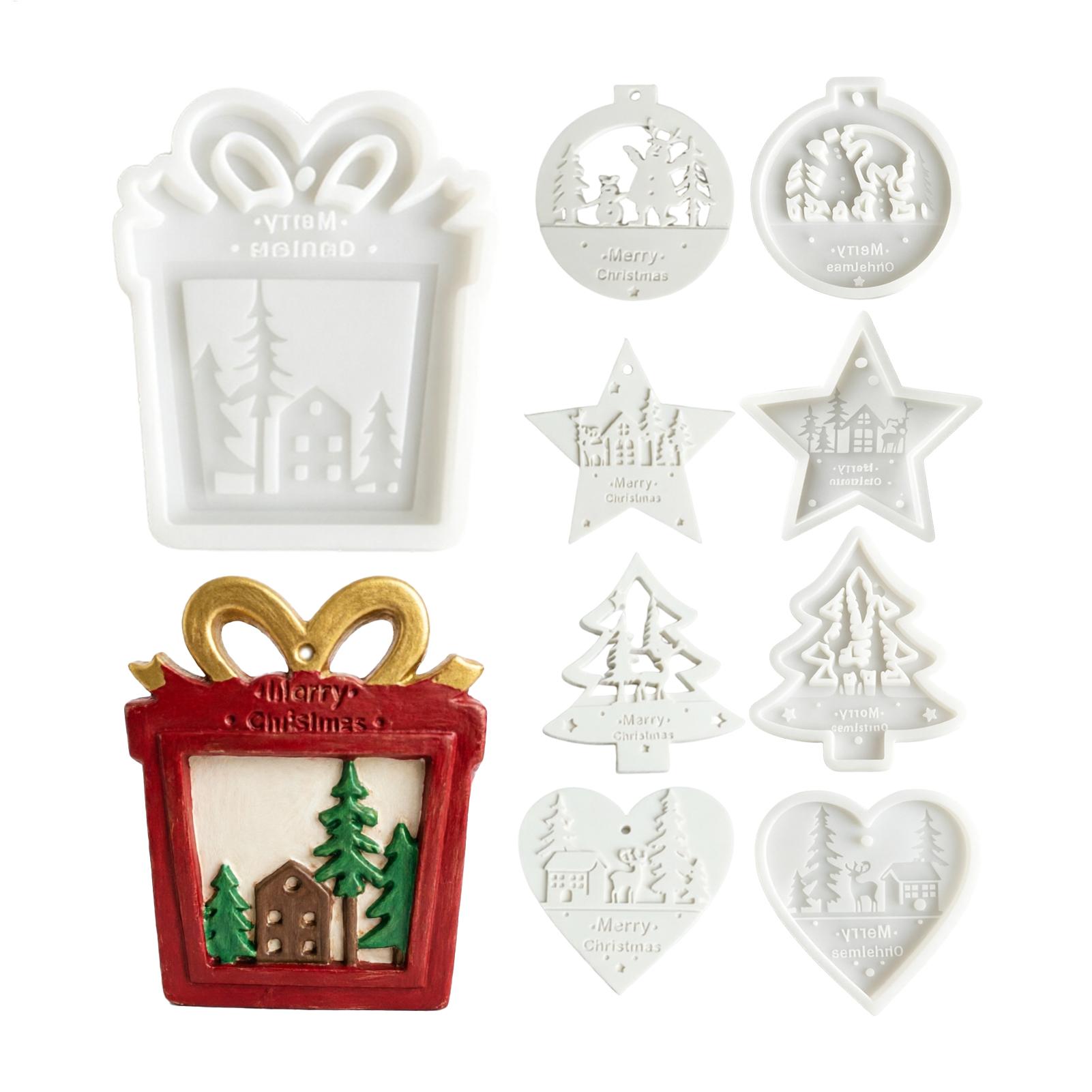 5Pcs Christmas Silicone Molds  - đánh giá và giá Soap Making Kit For Beginners