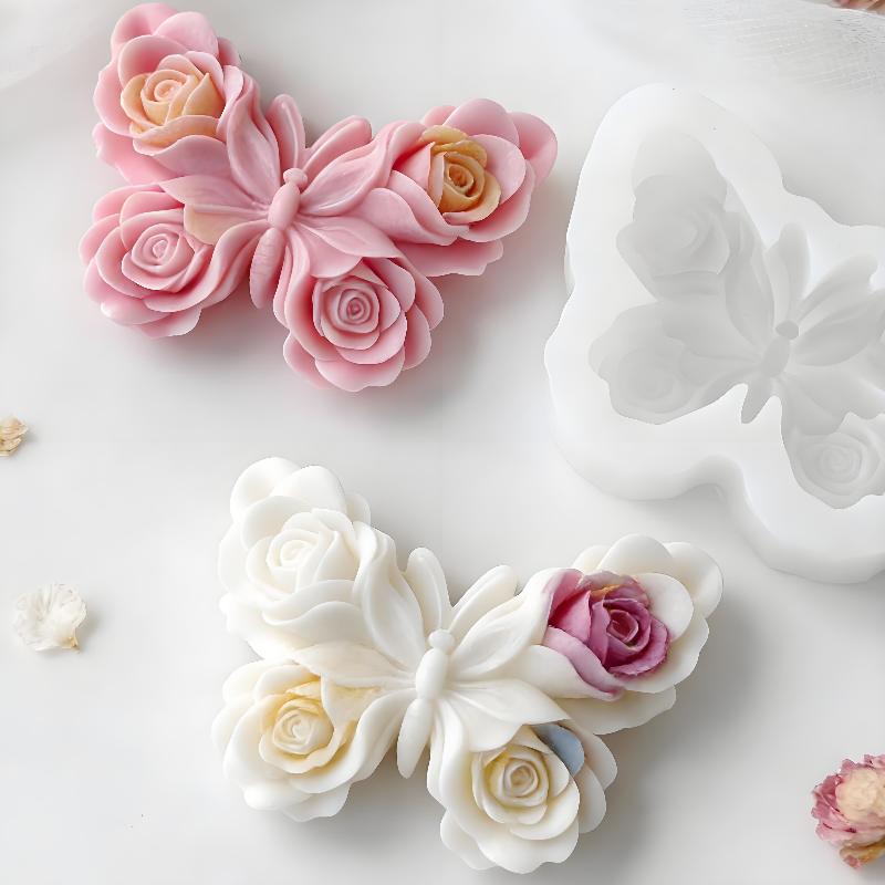 DIY Rose Butterfly Form Silico - đánh giá và giá Soap Making Instructions