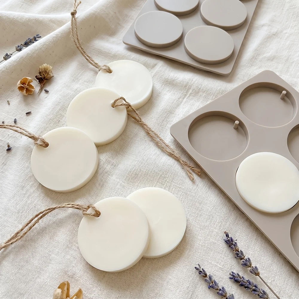 1Pc 6-Cavity Round Tag Silicon - đánh giá và giá Soap Making Instructions